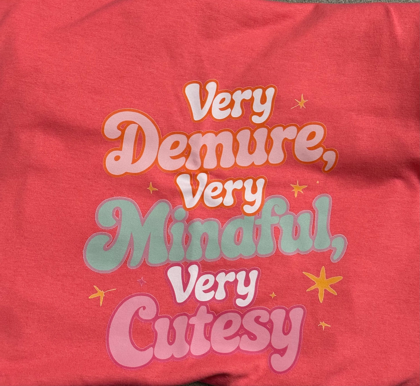 Demure Graphic T