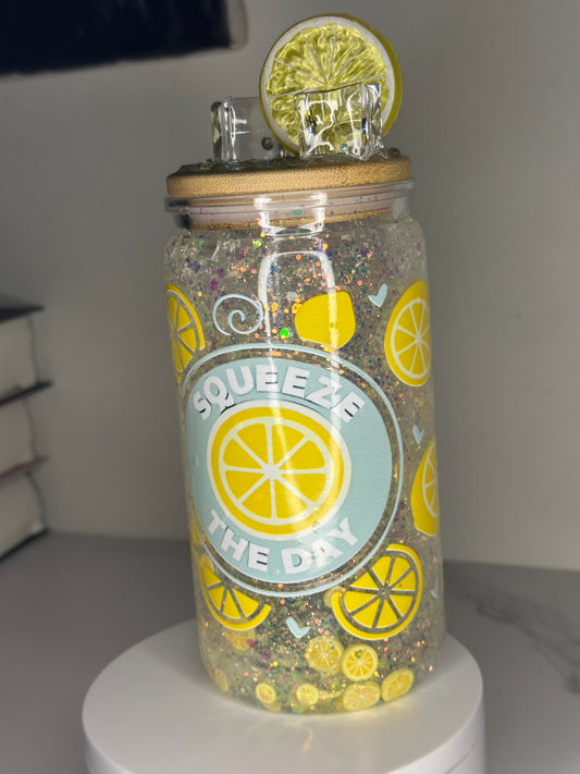 Squeeze the Day Snow Globe