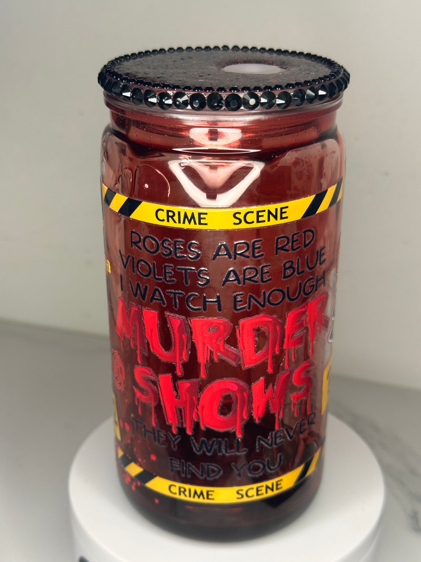 True Crime Snow Globe Tumbler
